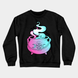Witchy Boiling Magic Potion Pot Crewneck Sweatshirt